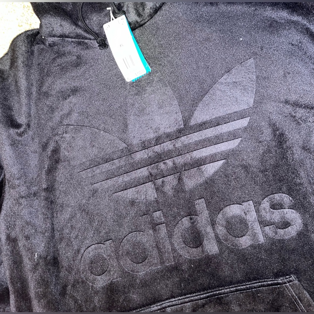 Adidas Women's Black Hoodie - Picture 5 of 7